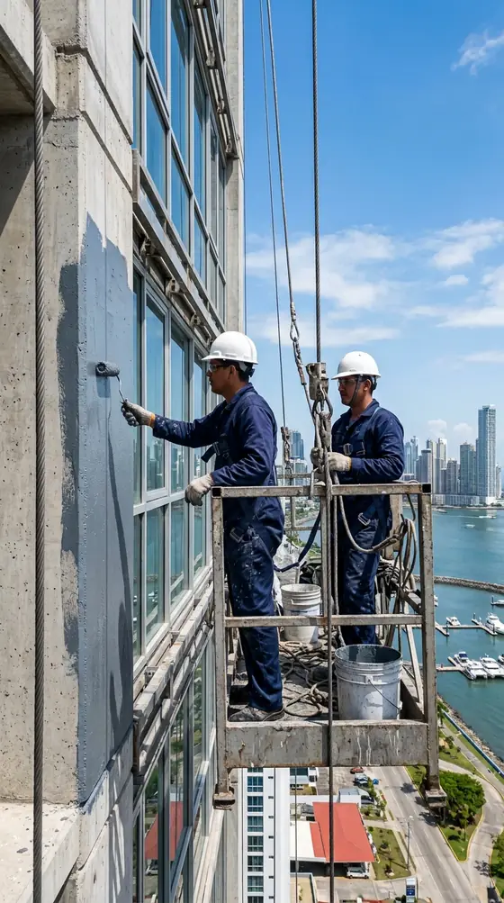 cliente fachadas pintura de edificio nuevo – DISPRON GROUP Panamá