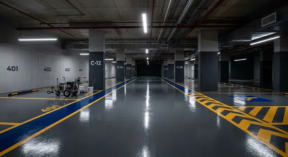Remodelación de estacionamiento en edificio de Ciudad de Panamá