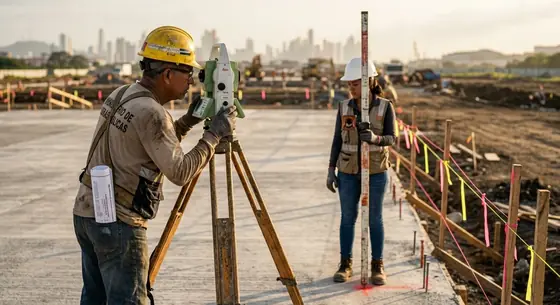Levantamiento topográfico en obra