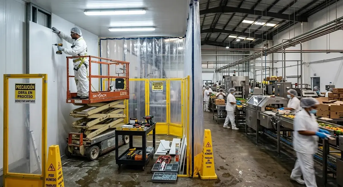 Remodelación dentro de planta en operación