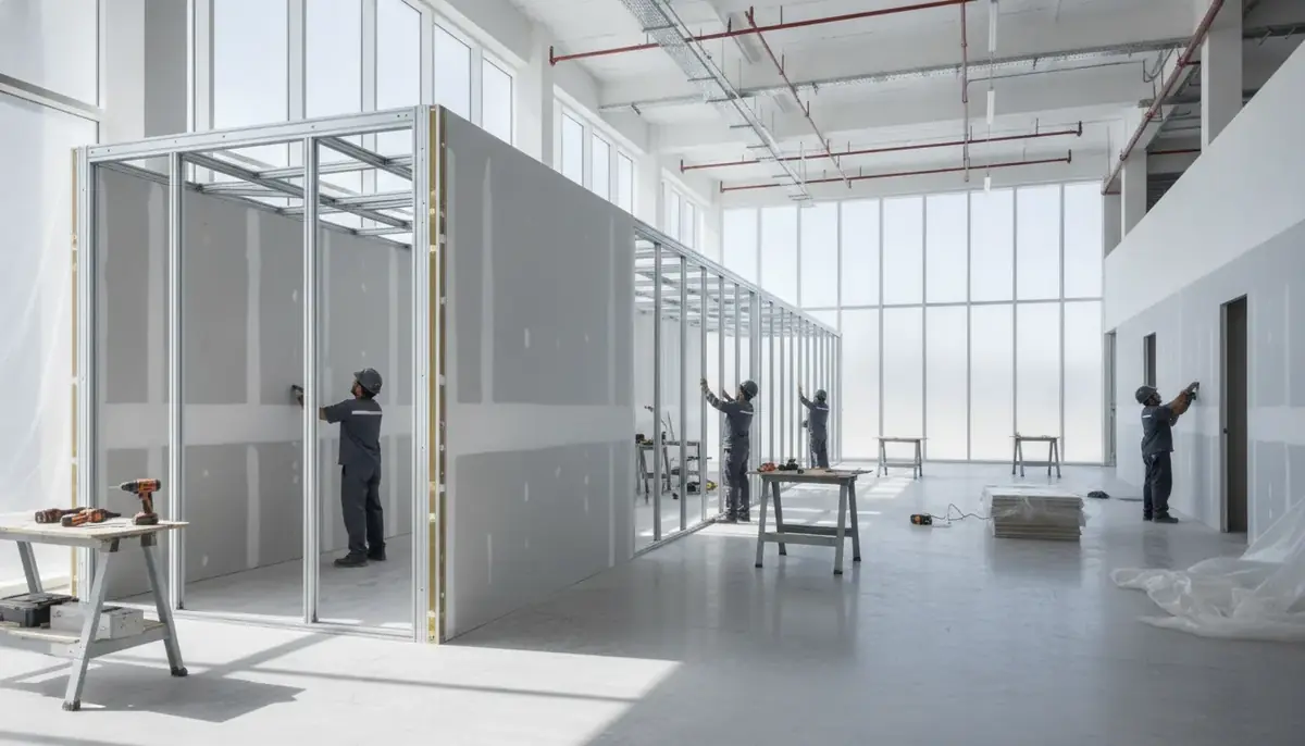 Diseño de oficinas con planta abierta