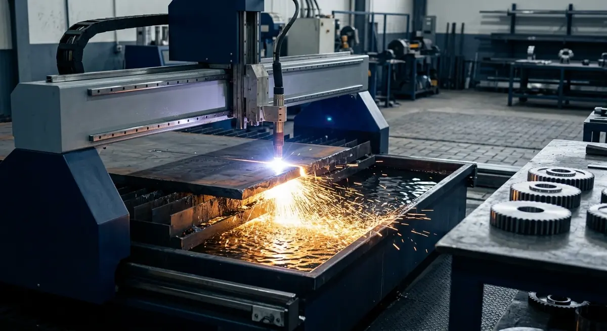 Corte CNC por plasma de piezas de ingeniería